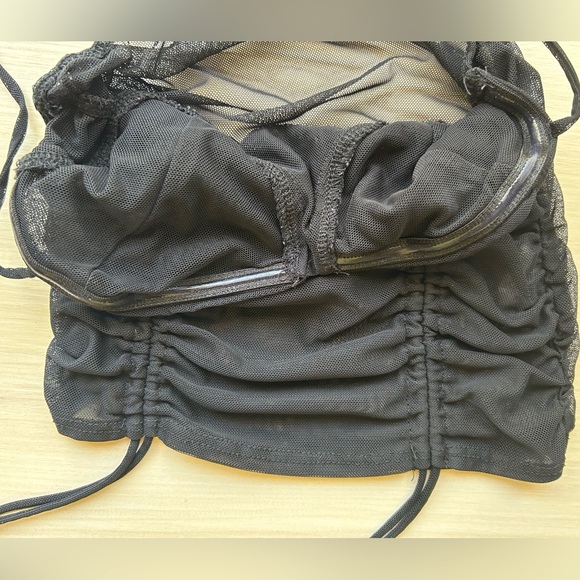 Princess Polly Going out top black - Picture 3 of 4